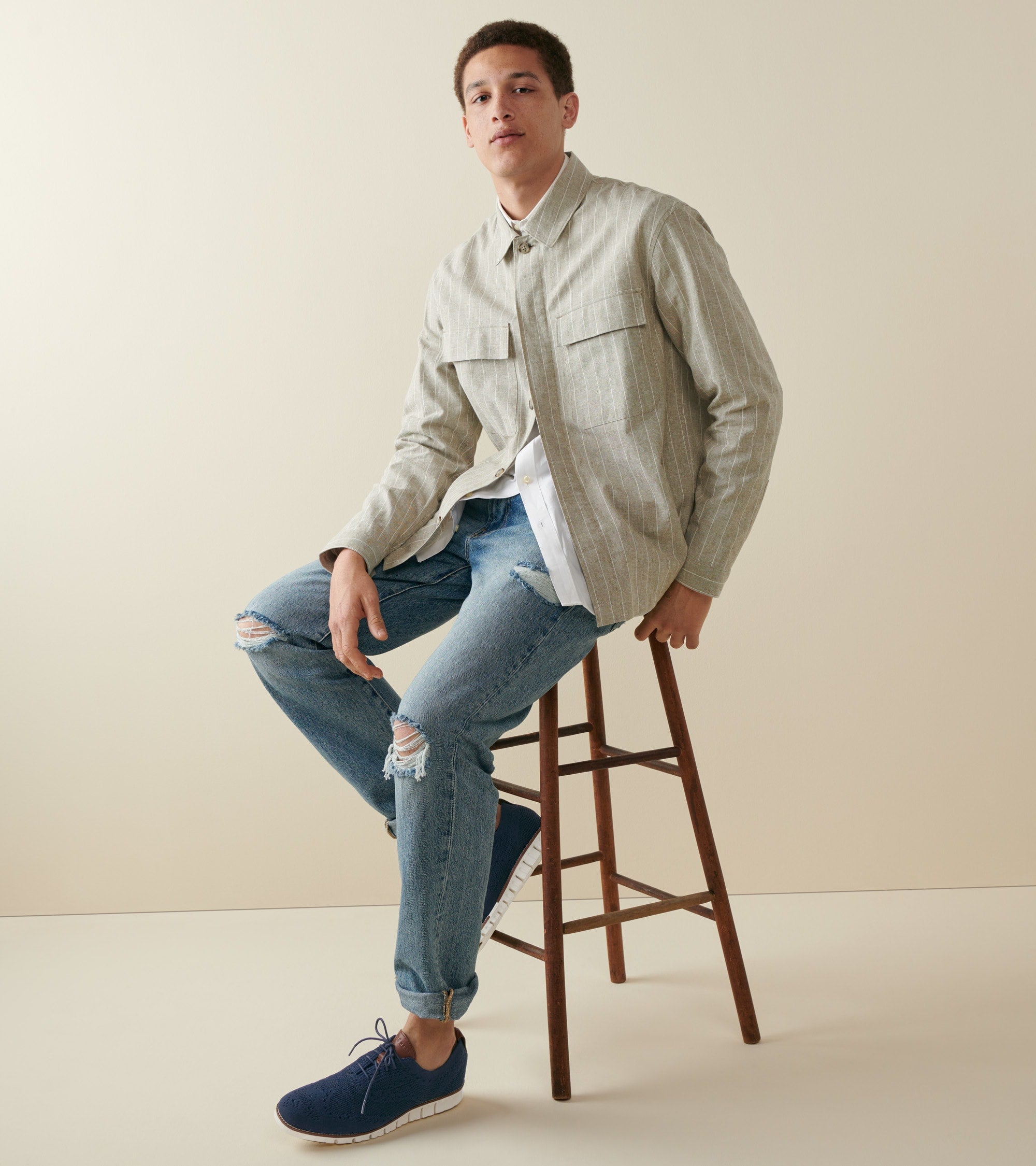 Men's ZERØGRAND Wingtip Oxfords