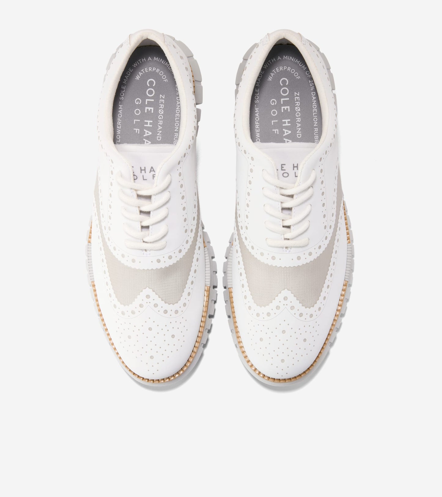 Men's ZERØGRAND Remastered No Sew Wingtip Waterproof Golf Shoes