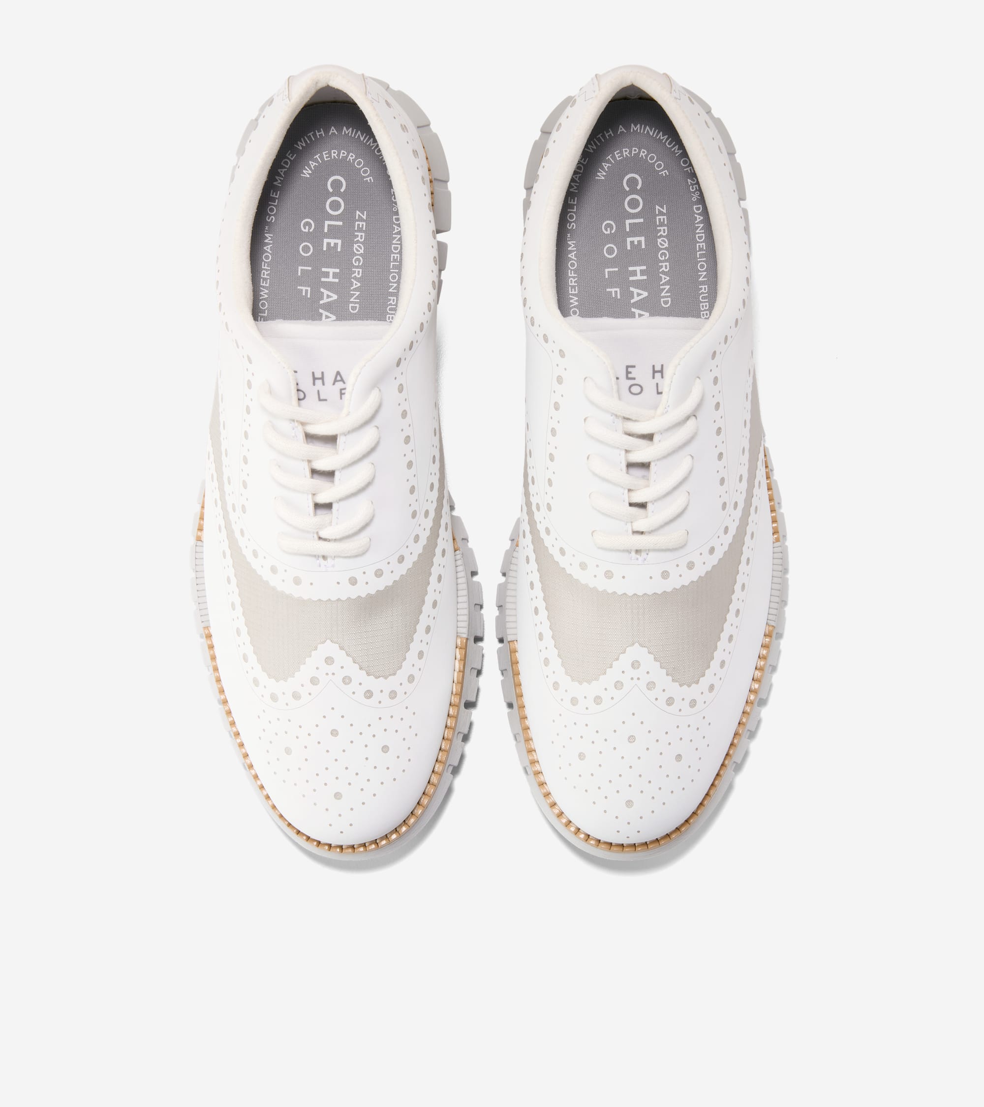 Men's ZERØGRAND Remastered No Sew Wingtip Waterproof Golf Shoes