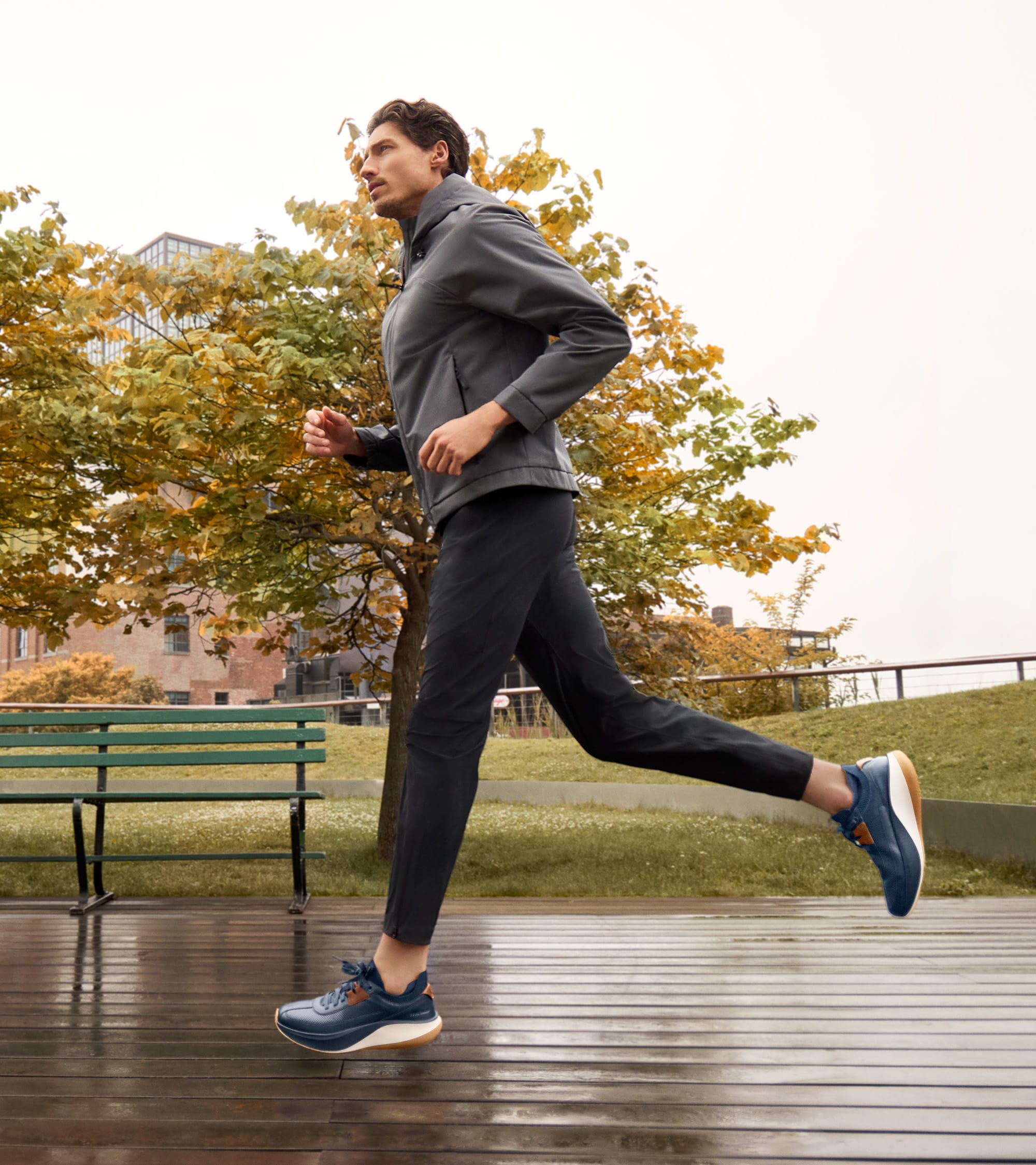 Men's GrandPrø All-Day Leather Running Shoes