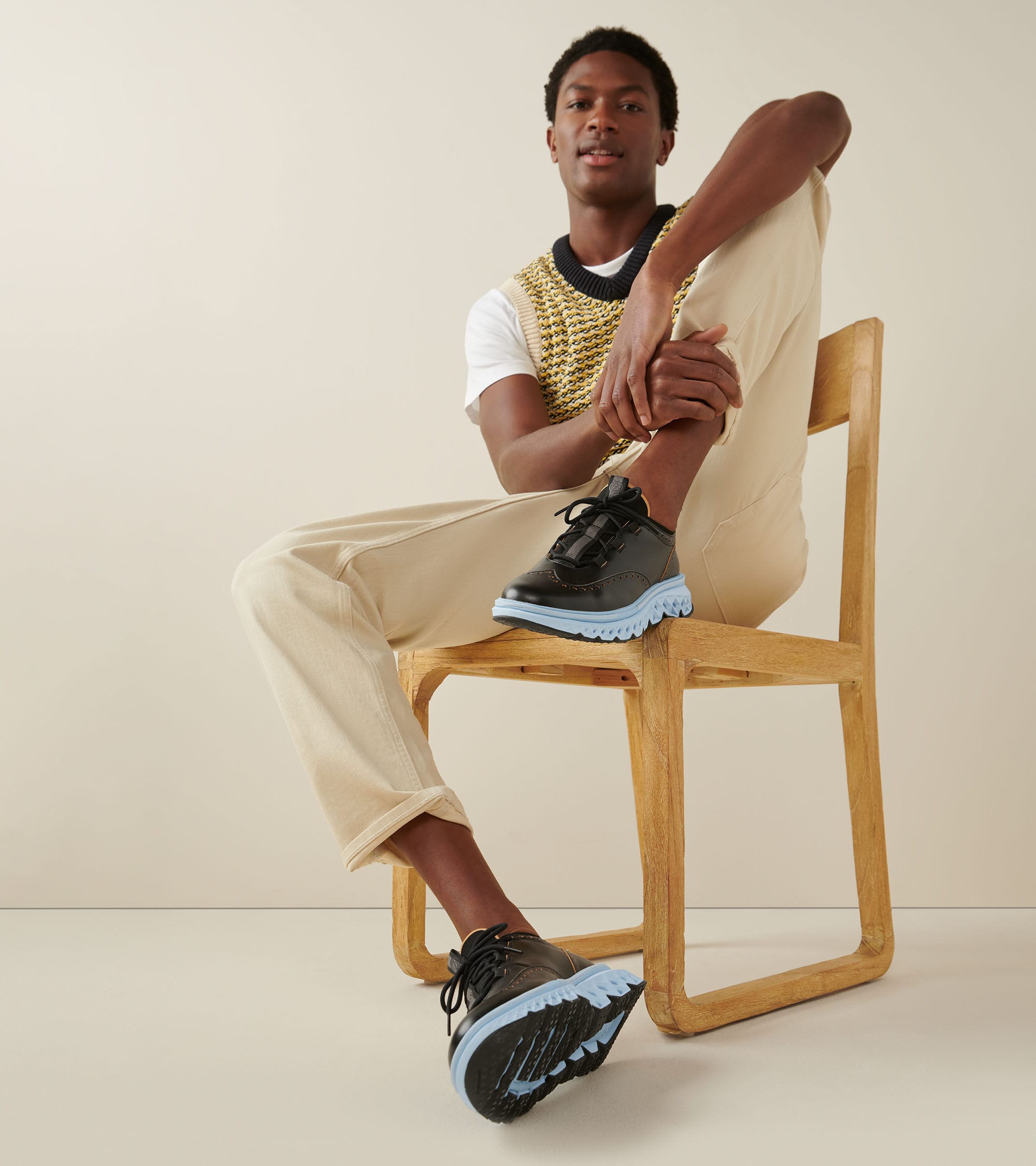 Men's 5.ZERØGRAND Wingtip Oxfords