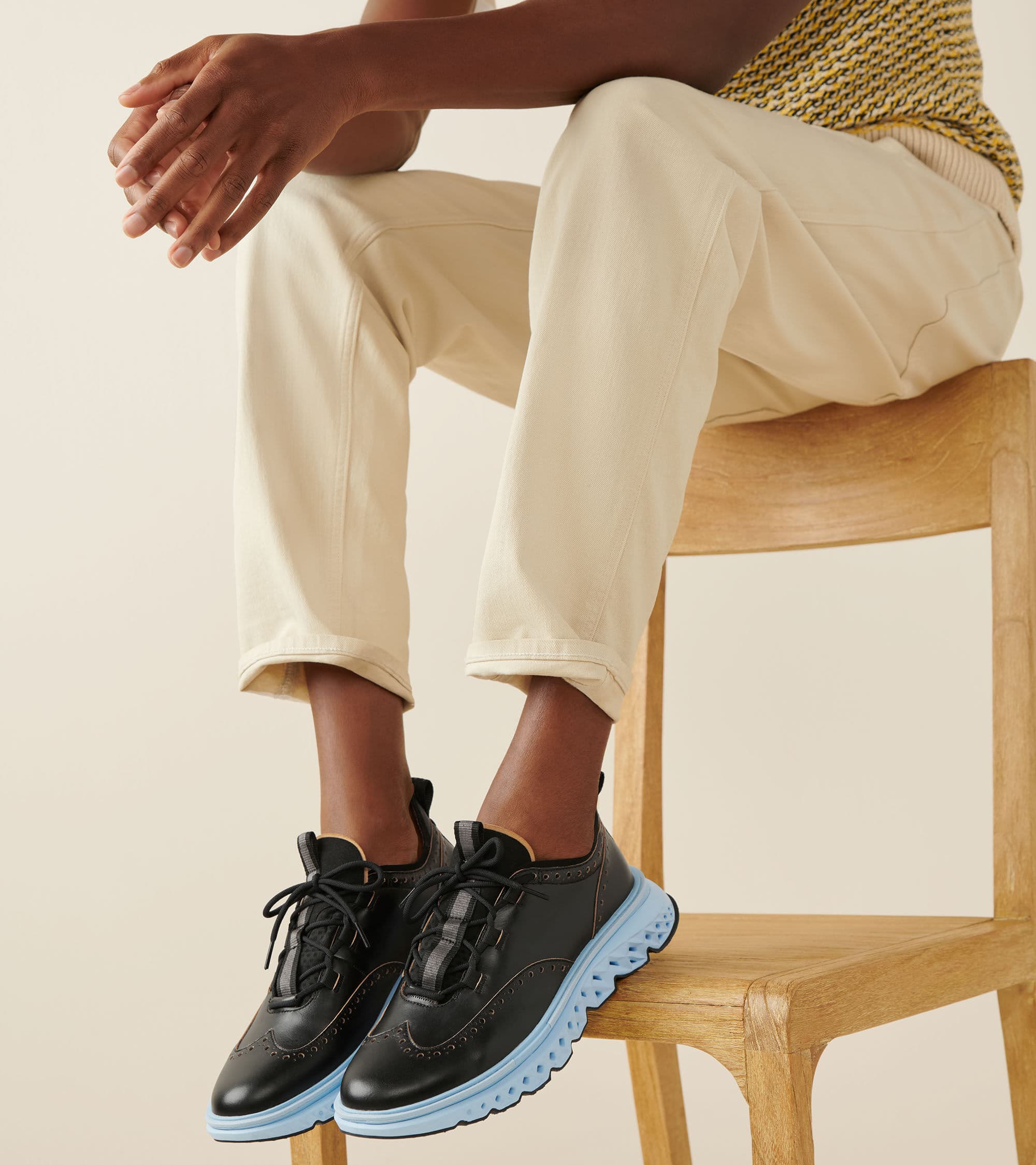 Men's 5.ZERØGRAND Wingtip Oxfords