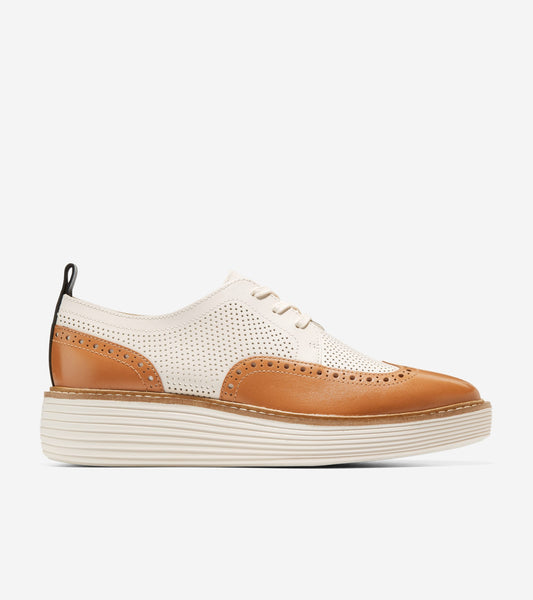 Women's ØriginalGrand Platform Wingtip Oxfords
