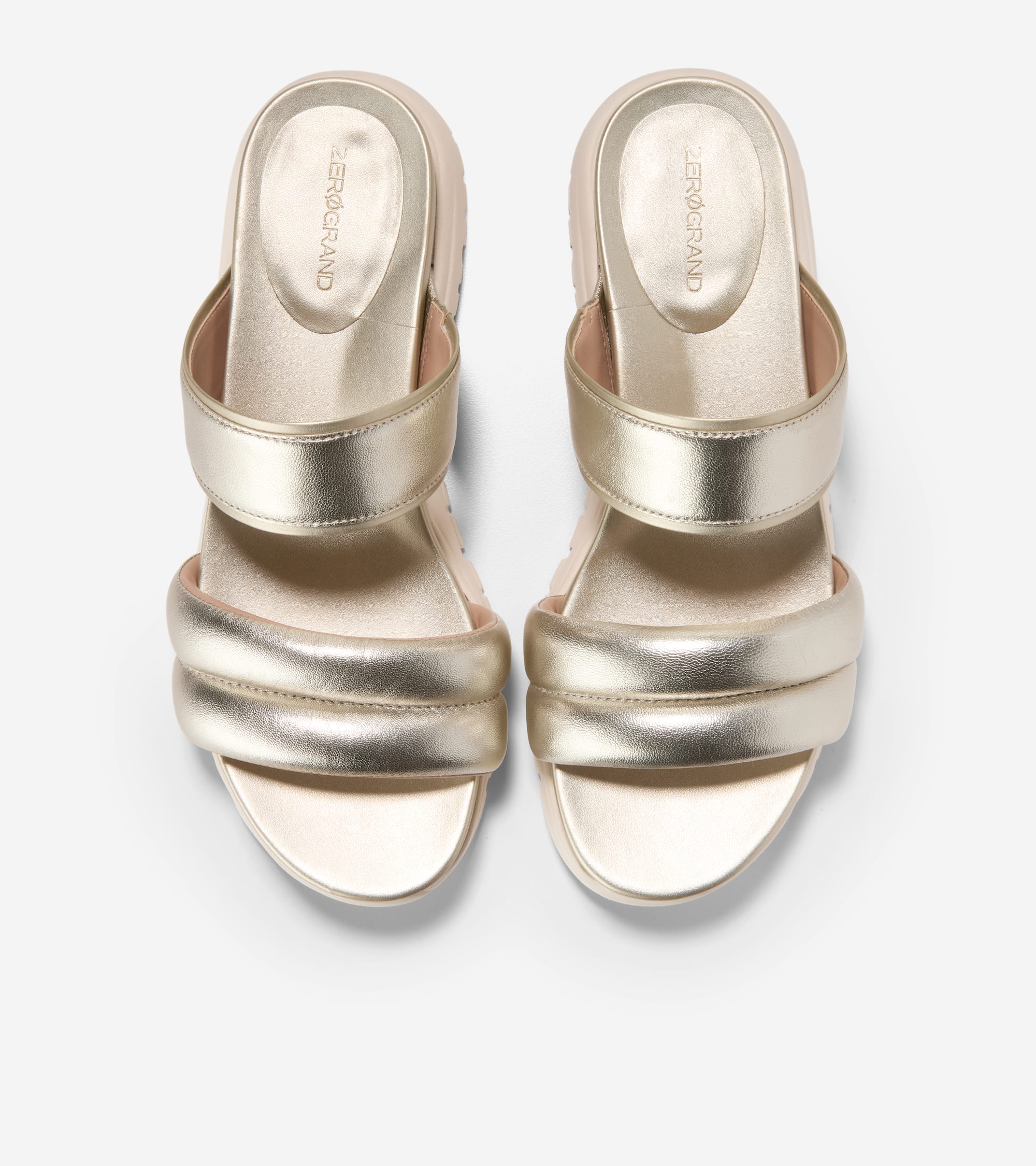 Women's ZERØGRAND Double Band Slide Sandals
