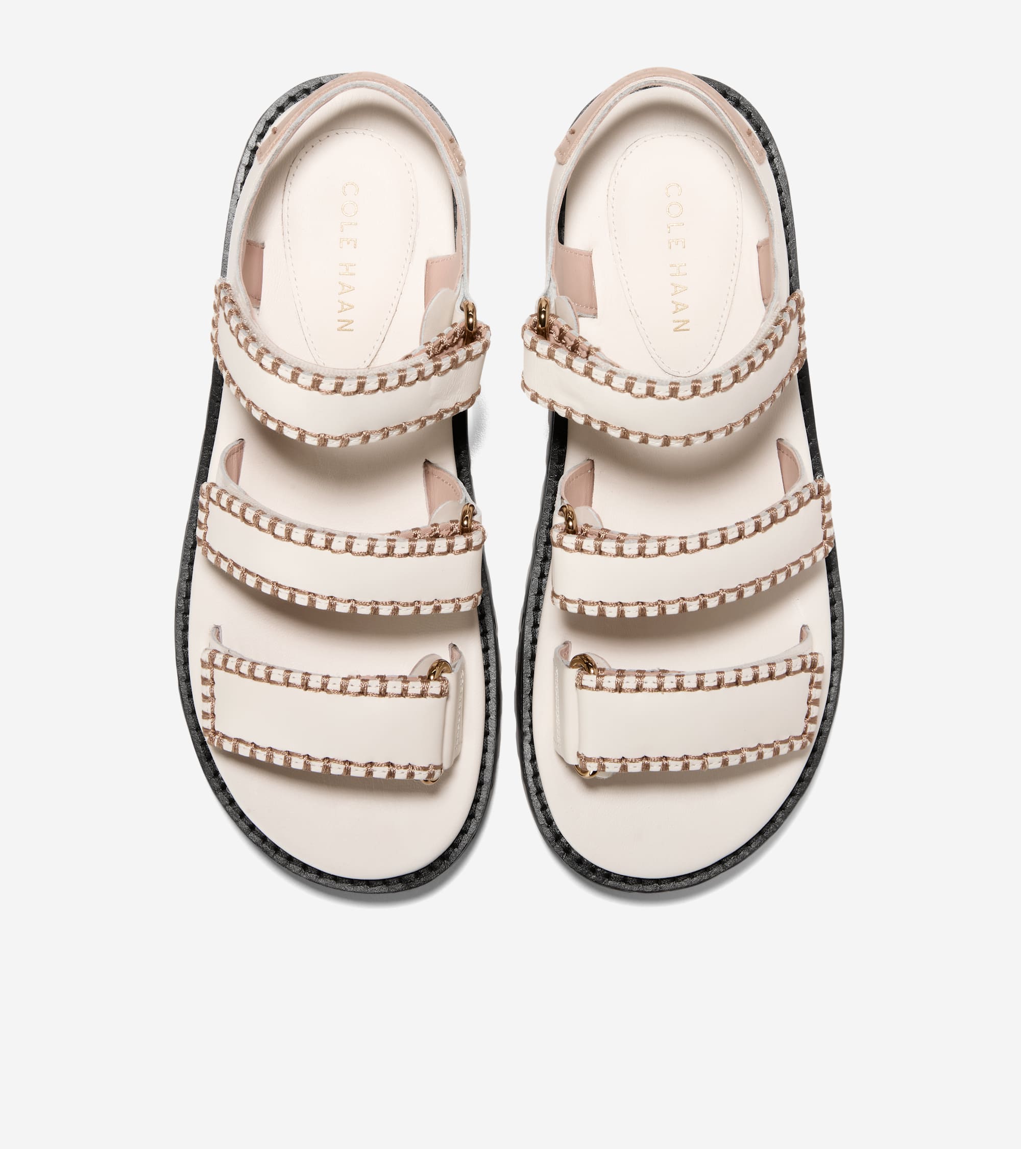 Women's Grandprø Daylin Wedge Triple Strap Sandals