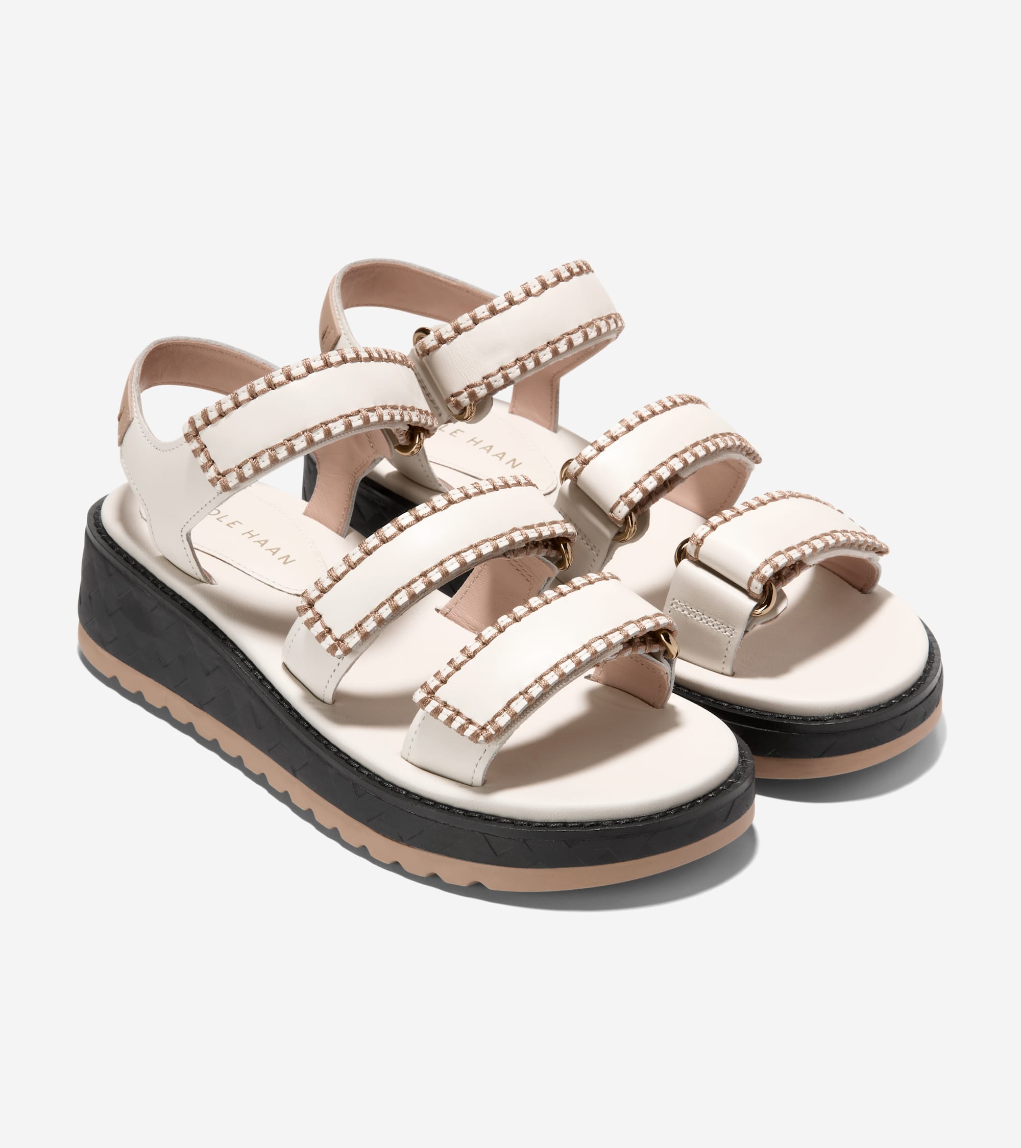 Women's Grandprø Daylin Wedge Triple Strap Sandals