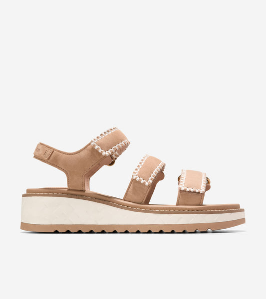 Women's Grandprø Daylin Wedge Triple Strap Sandals