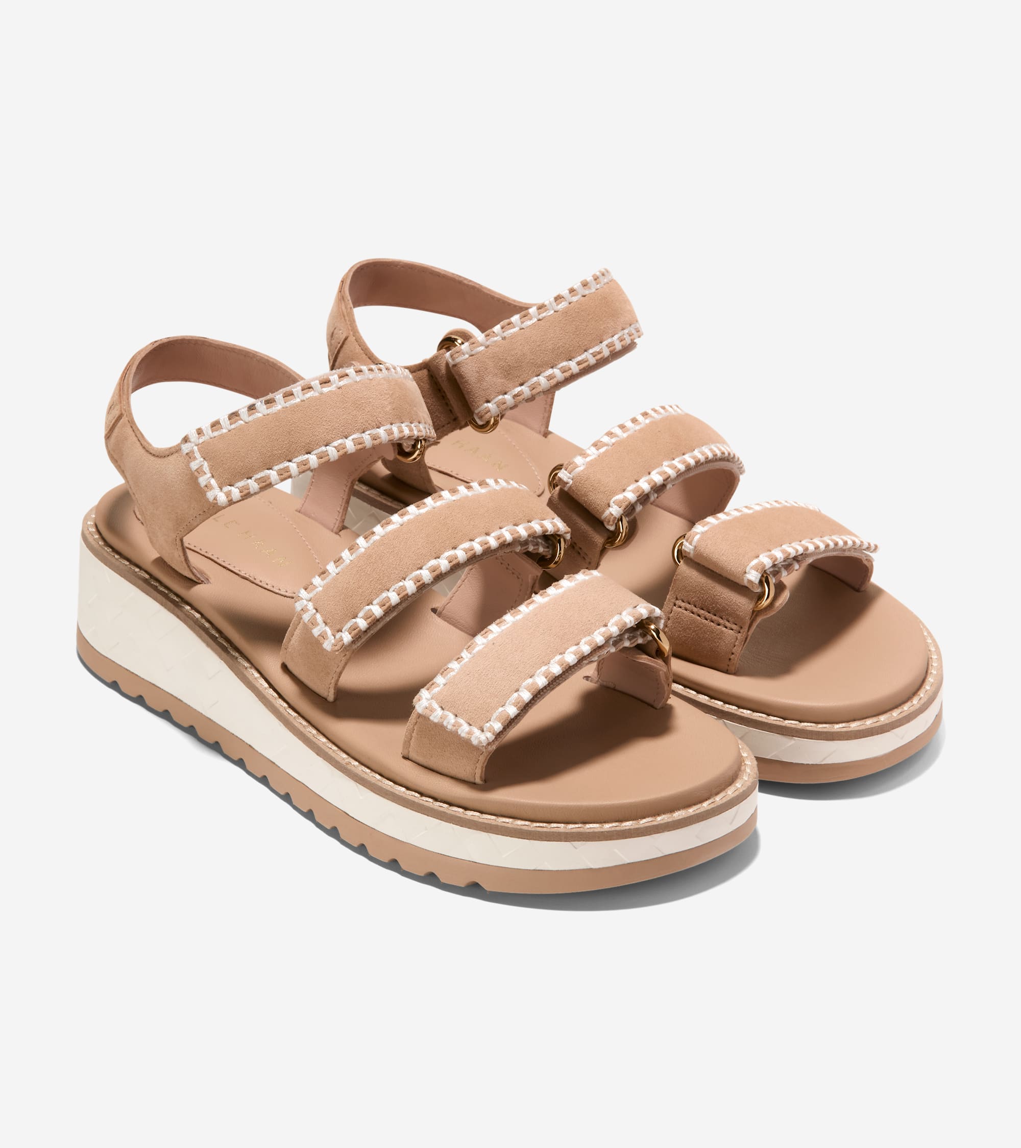 Women's Grandprø Daylin Wedge Triple Strap Sandals