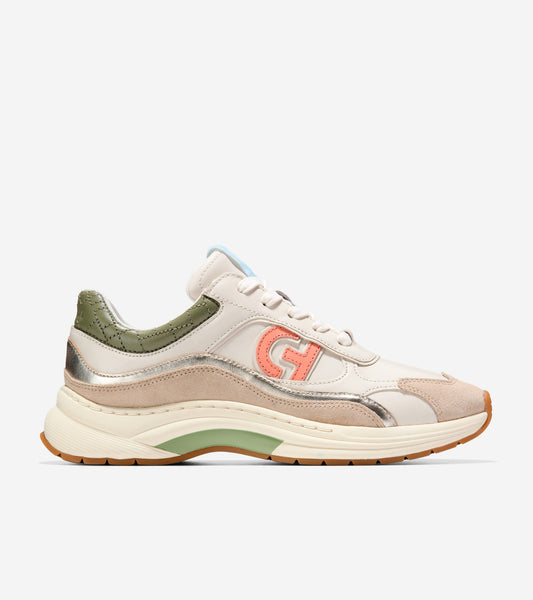 GP ELEEANA RUNNER:IVORY/OAT SDE